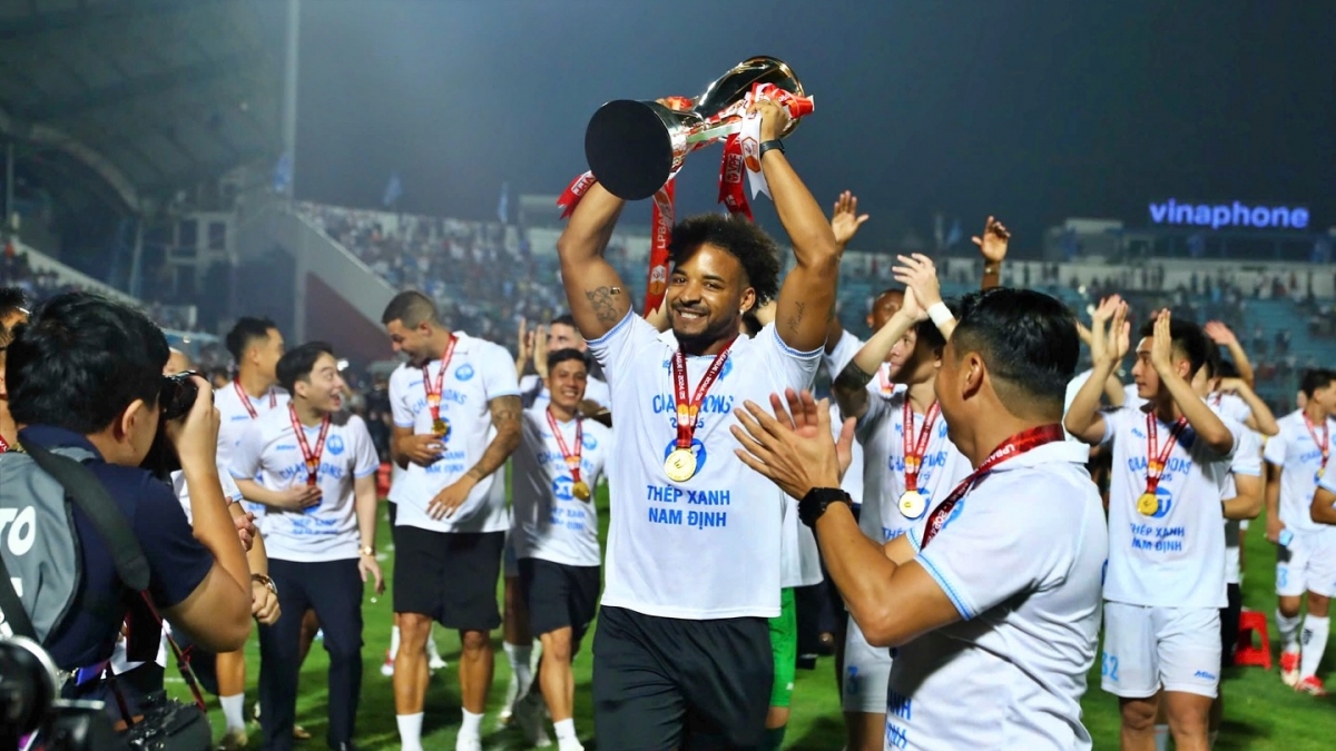 Xuân Son không được CLB Nam Định đăng ký thi đấu tại giai đoạn 1 V-League 2025/2026. (Ảnh: CLB Nam Định)