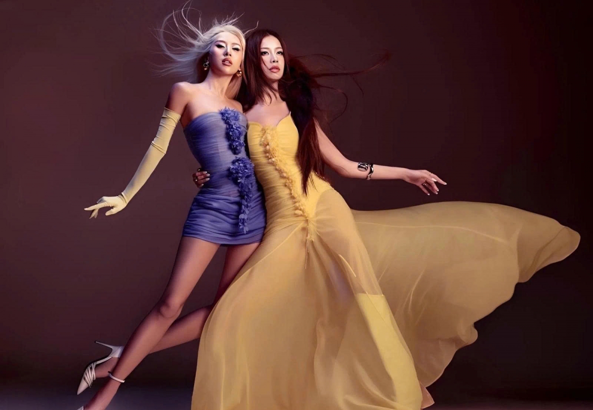 Hình ảnh thân thiết của Chi Pu và Quỳnh Anh Shyn - đôi bạn “gương vỡ lại lành” gây chú ý trên mạng xã hội.