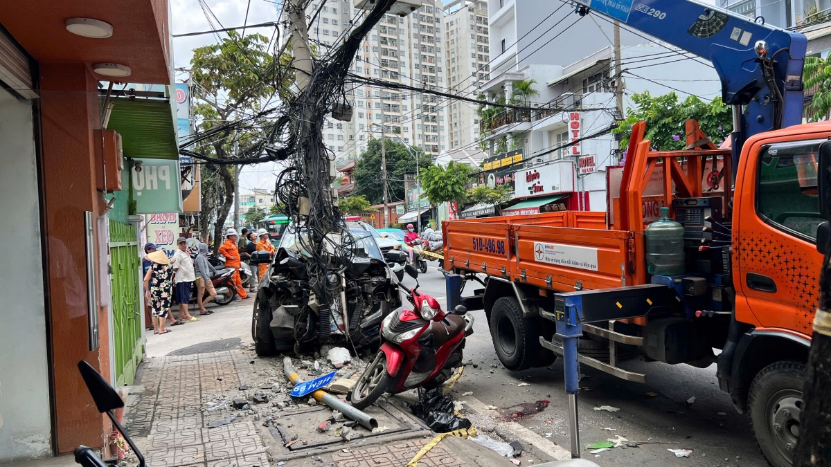 Hiện trường vụ việc.