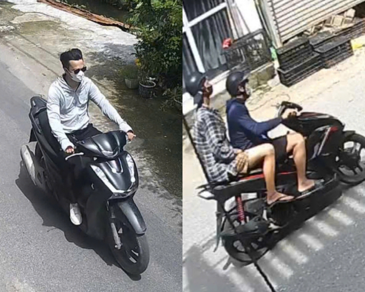 Hình ảnh các đối tượng khi gây án