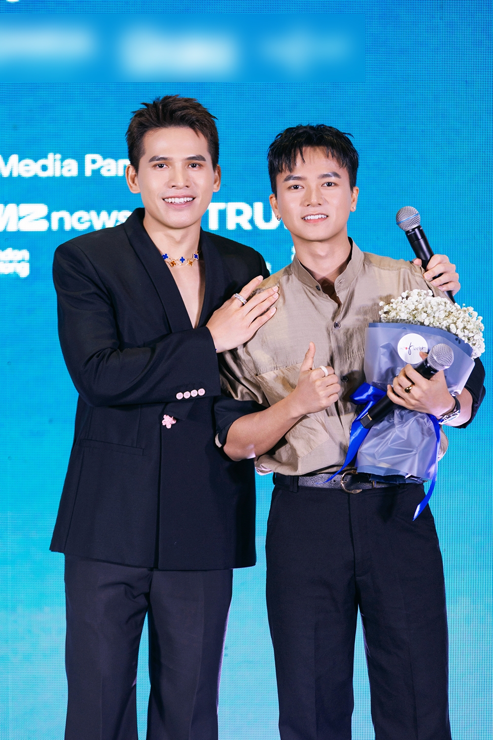 Quốc Thiên và Bùi Công Nam. Ảnh: NVCC