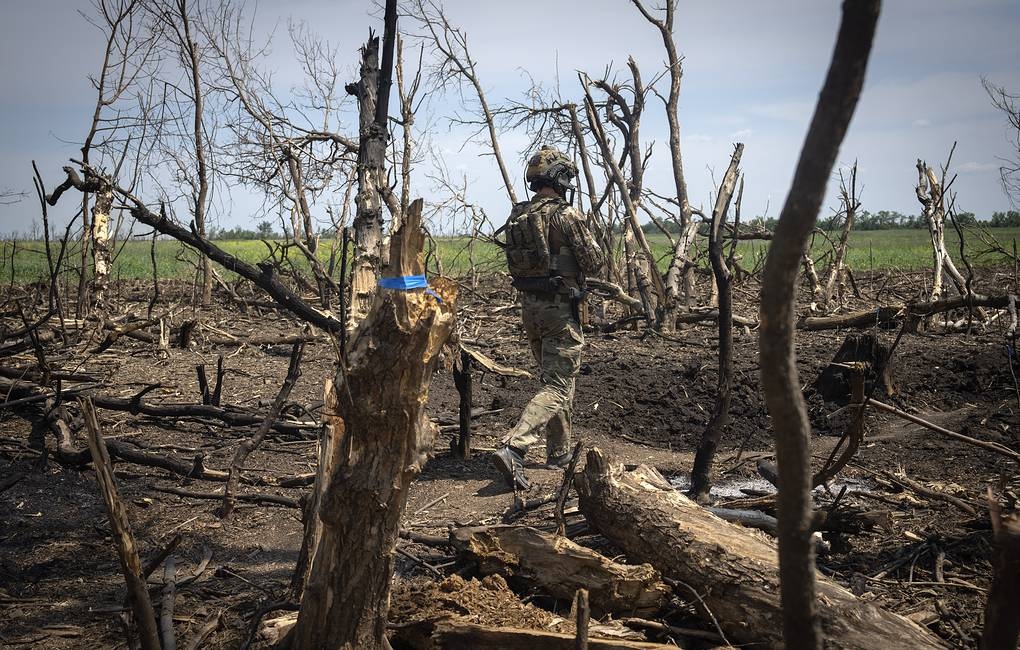 Binh sỹ Nga trên mặt trận. Ảnh: TASS