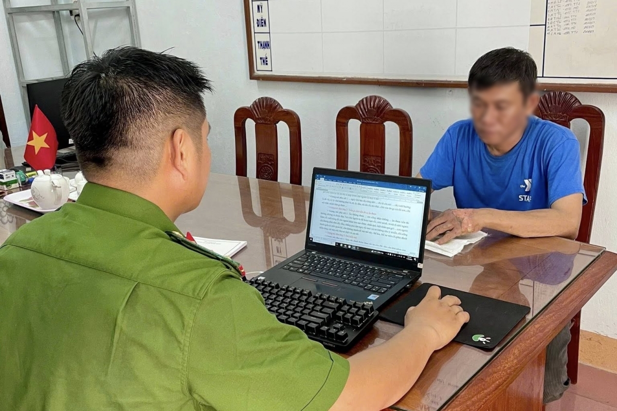 Đối tượng tình nghi gây ra vụ hoả hoạn. (Ảnh: CACC)