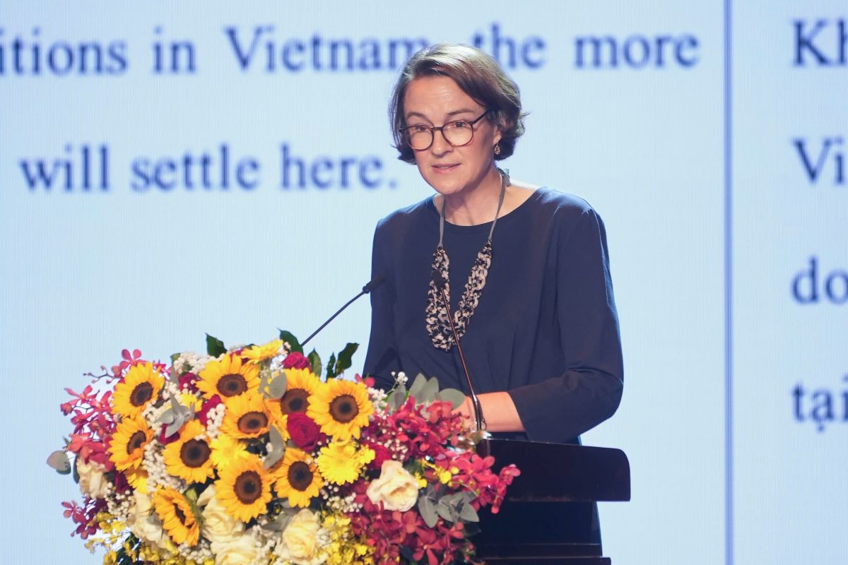 Bà Andrea Maria Sühl, Tổng Lãnh sự Đức tại TP.HCM (ảnh: H.H)