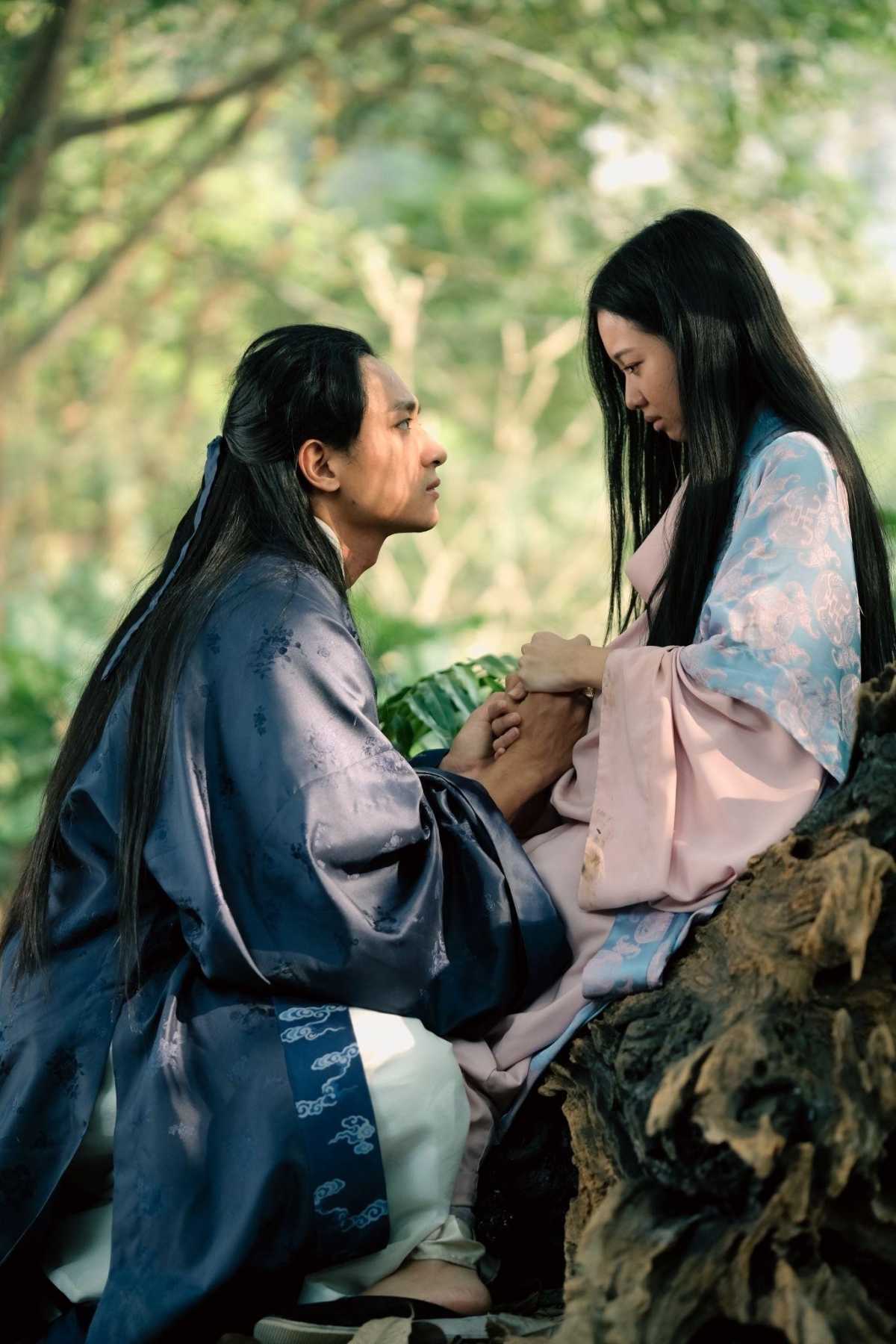 "Khế ước bán dâu" đánh dấu sự hợp tác lần đầu của Hữu Vi và Lâm Thanh Mỹ trên màn ảnh (Ảnh: ĐPCC)