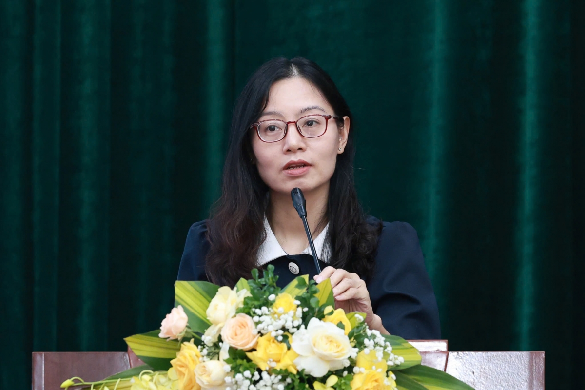 Bà Nguyễn Thị Thu, Phó Vụ trưởng Vụ Thanh toán, Ngân hàng Nhà nước