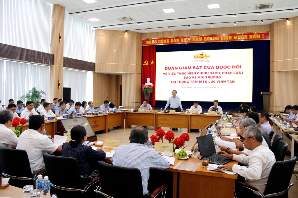 Toàn cảnh buổi làm việc. (Ảnh: N.T)