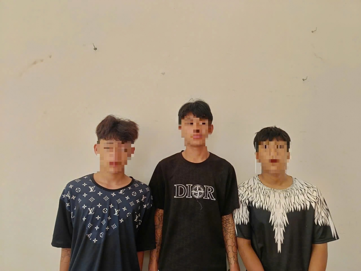 3 đối tượng Dềnh Quang Trung, Vừ Bá Chí và Vừ Bá Thành