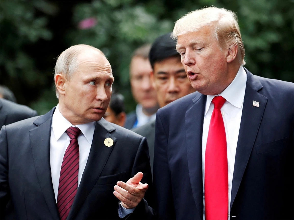Tổng thống Mỹ Donald Trump và Tổng thống Nga Vladimir Putin. Ảnh: Reuters