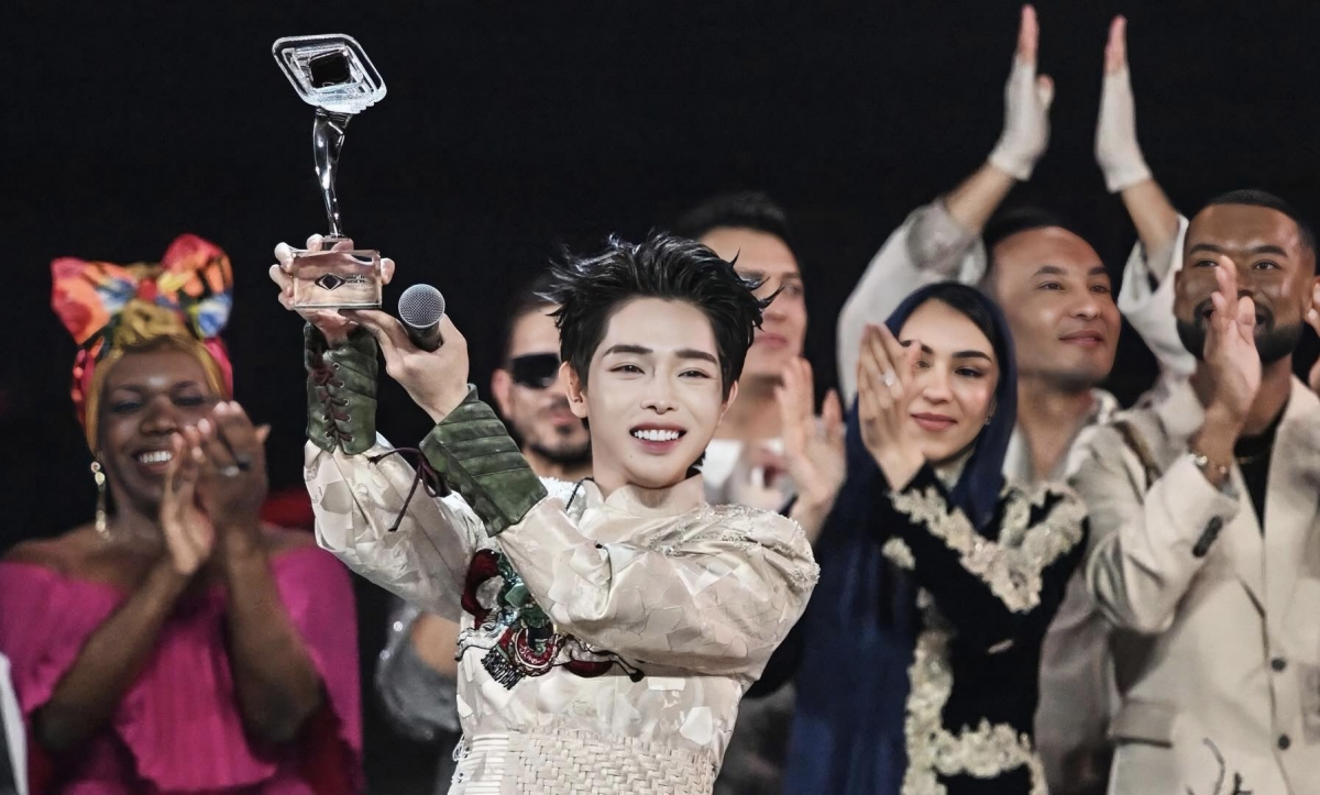 Đức Phúc được xướng tên ở ngôi vị cao nhất tại Intervision 2025. Ảnh: NCVV