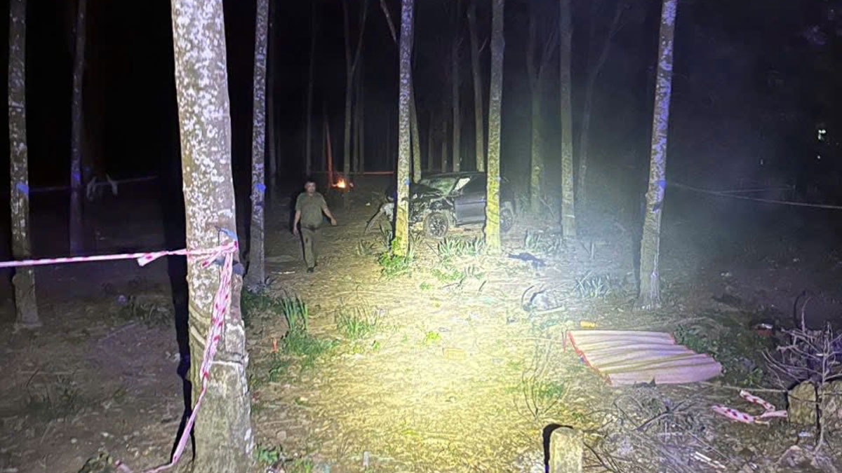 Hiện trường vụ tai nạn 