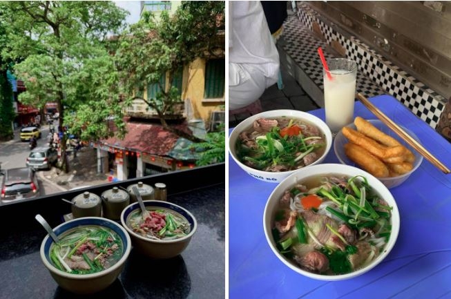 Những bát phở đậm nét Hà Nội. (Ảnh: Dieppngoc; _hhoaue)