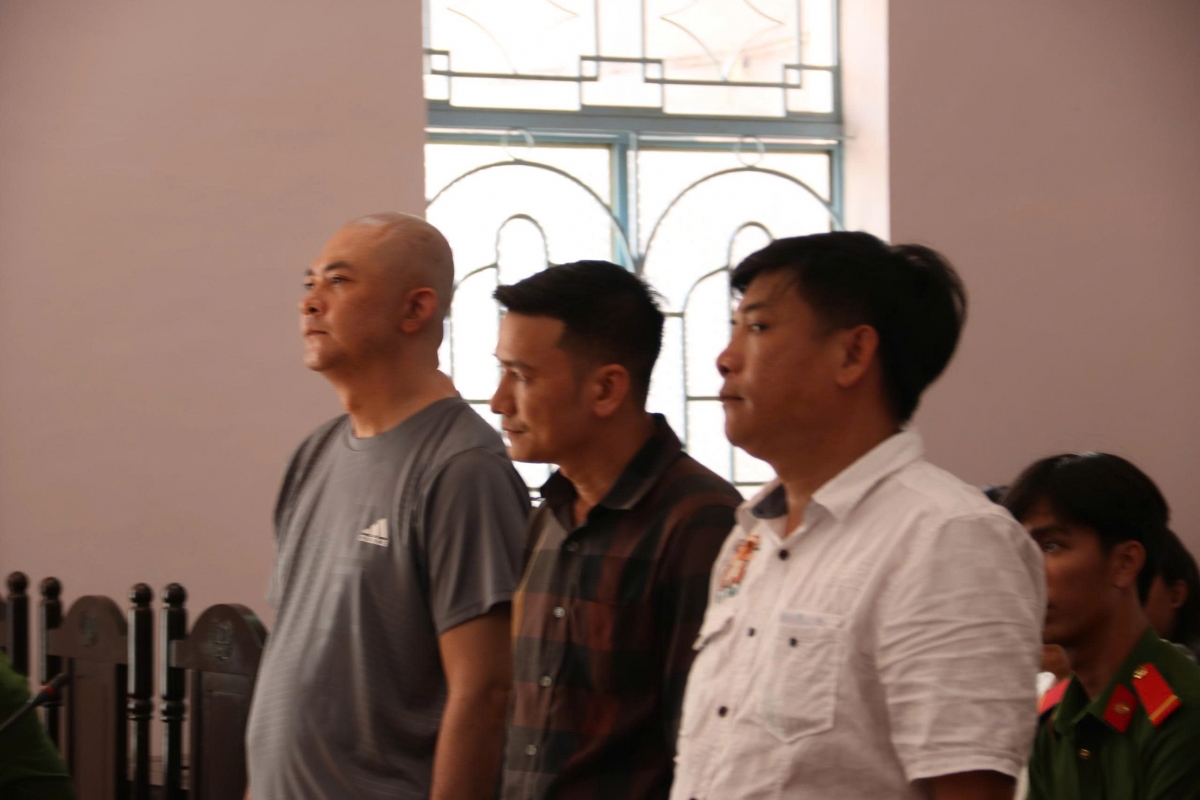 Các bị cáo tại tòa