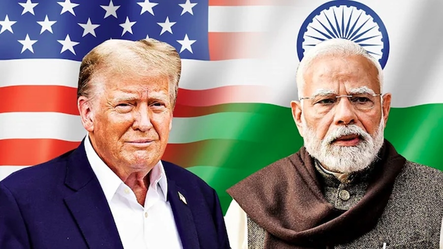 Tổng thống Mỹ Trump và Thủ tướng Ấn Độ Modi. Ảnh: India Today.