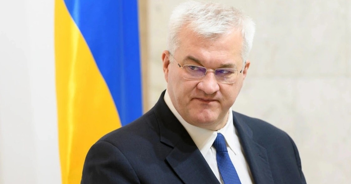 Ngoại trưởng Ukraine Andrey Sibiga. Ảnh: Reuters