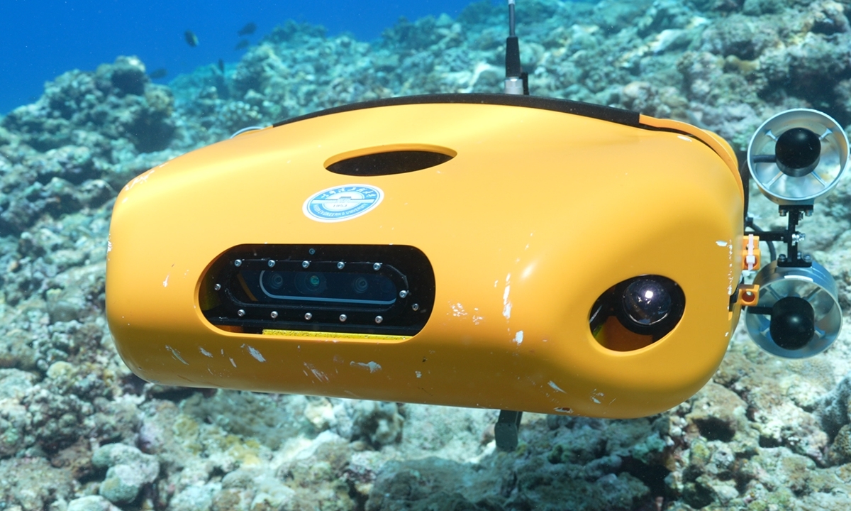 Robot dưới nước Rùa biển. Ảnh: Nhật báo Khoa học Công nghệ Trung Quốc