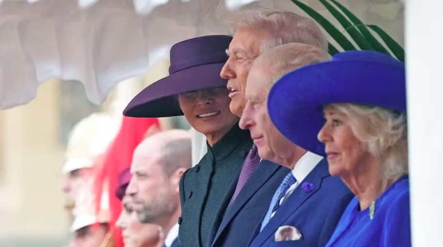 Tổng thống Mỹ Donald Trump và Phu nhân thăm cấp nhà nước tới Anh lần thứ hai. Ảnh: Alamy