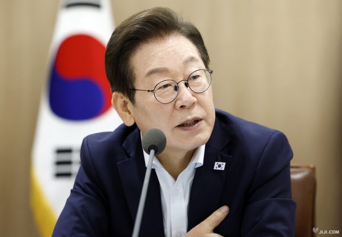 Tổng thống Hàn Quốc Lee Jae Myung. Ảnh: Jiji Press