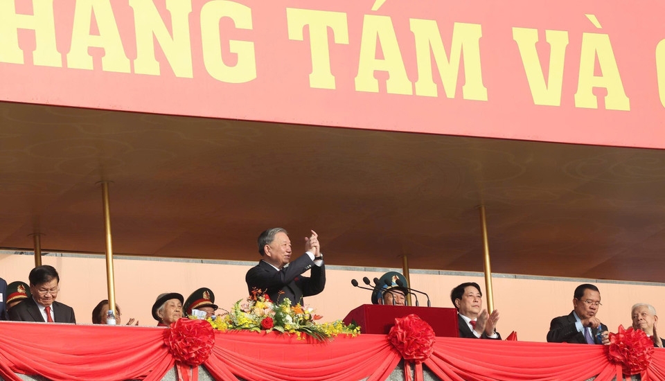 Tổng Bí thư Tô Lâm tại Lễ Kỷ niệm 80 năm Quốc khánh nước CHXHCN Việt Nam sáng 2/9.