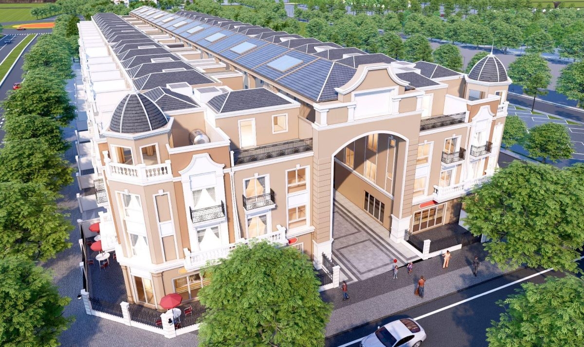 Shophouse 2 mặt tiền kết hợp phố đi bộ có mái che- Sản phẩm đặc biệt chỉ có tại các dự án của Eurowindow Holding