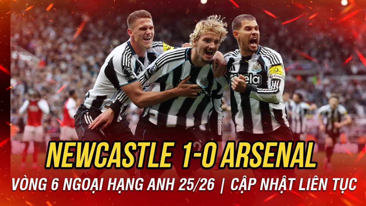 Woltermade ghi bàn mở tỉ số cho Newcastle.