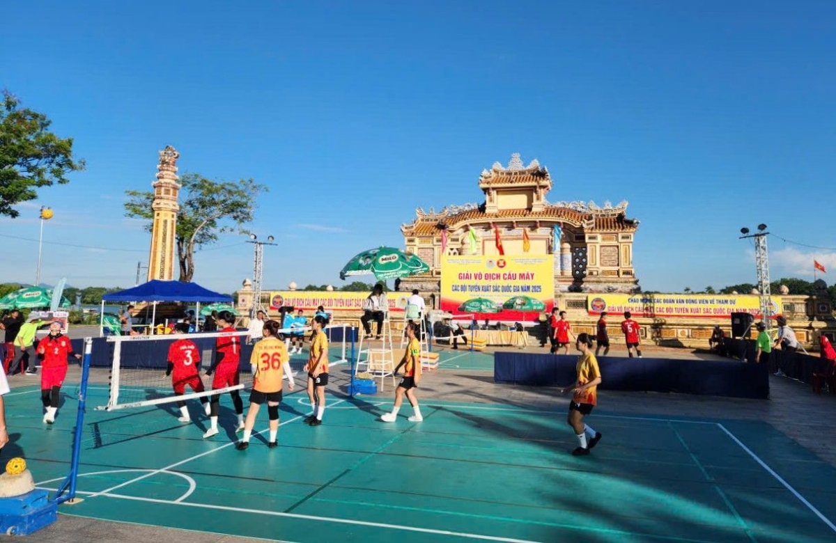 Thi đấu ở nội dung đội tuyển 4 nam tại Giải vô địch cầu mây các đội tuyển xuất sắc Quốc gia 2025 tại Huế