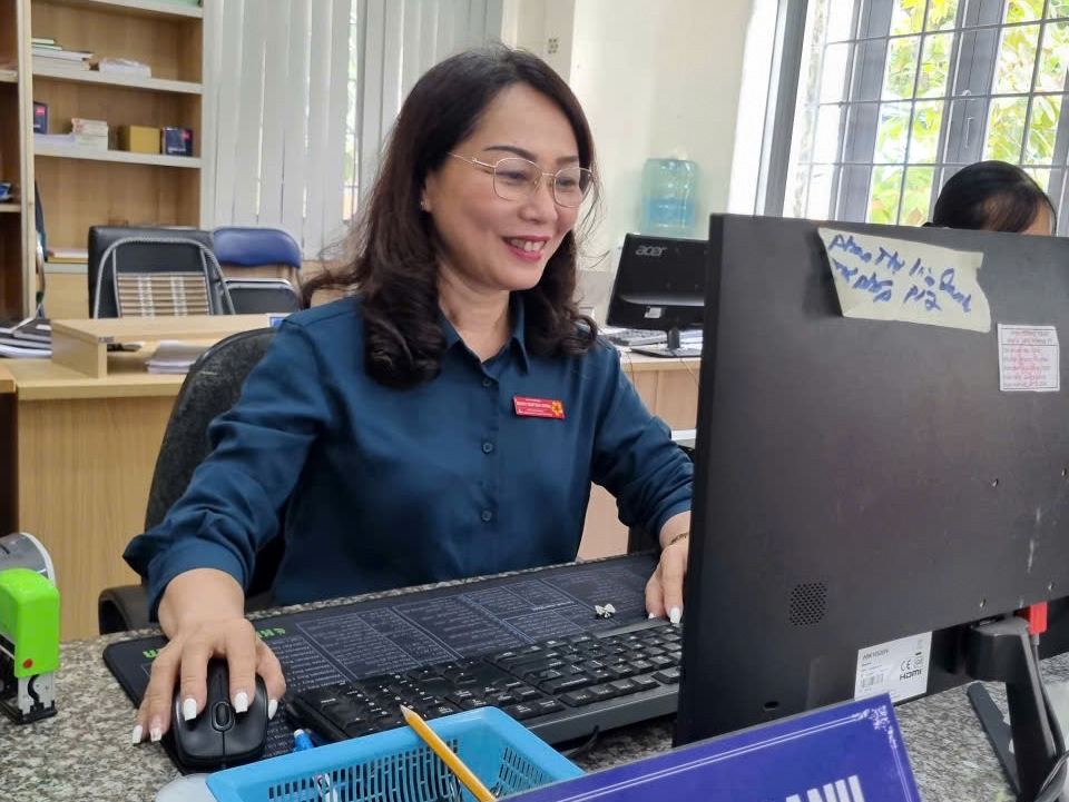 Chị Phan Thị Kim Oanh (ảnh B.V)