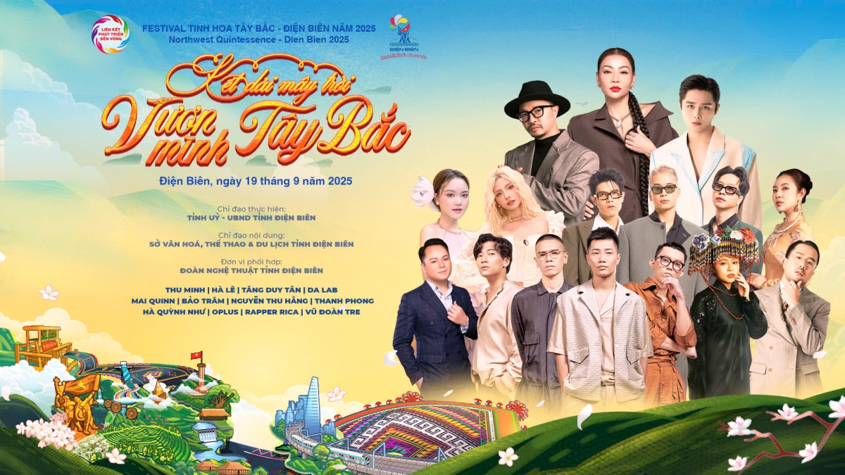 Chương trình nghệ thuật đêm khai mạc có sự tham gia của nhiều nghệ sĩ, đoàn nghệ thuật nổi tiếng trong nước. Ảnh BTC cung cấp.