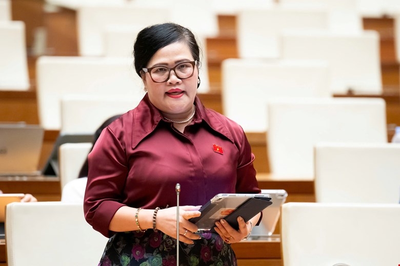Đại biểu Nguyễn Thị Sửu. Ảnh: Quốc hội