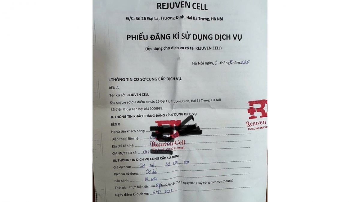  Chị P được chỉ định điều trị với chi phí lên tới 32 triệu đồng. Ảnh bệnh nhân cung cấp.