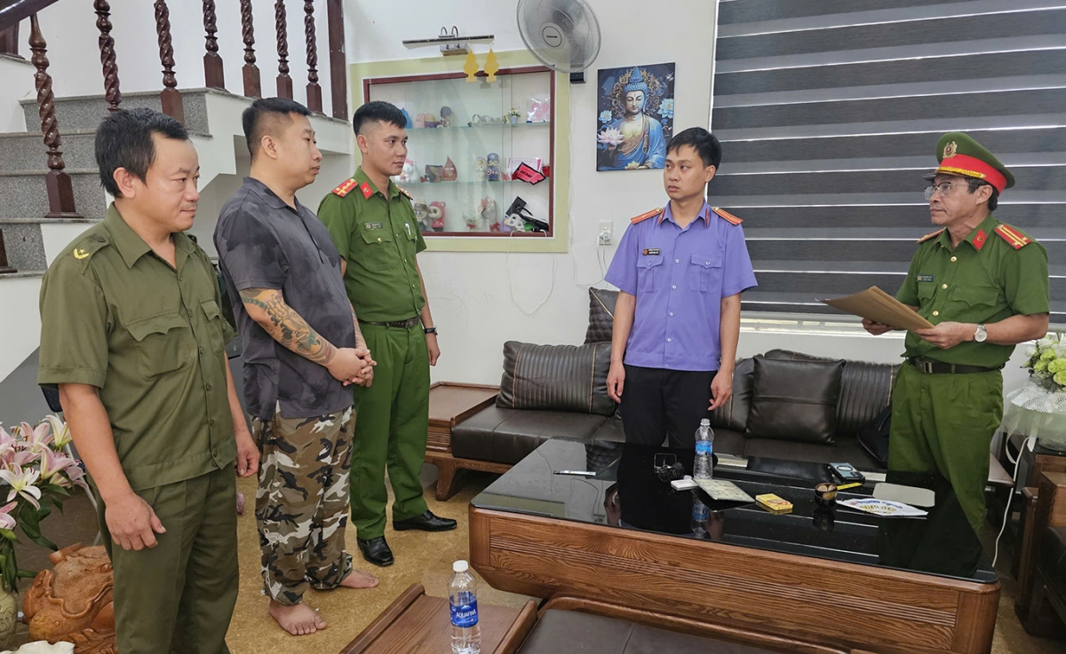 Đối tượng Phạm Duy lúc bị bắt