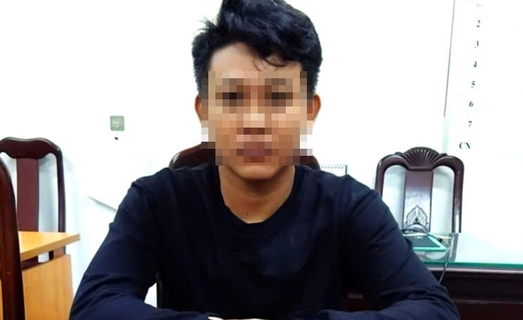 Đối tượng Sơn Khánh Nguyên (Ảnh: Công an xã Thuận Hòa)