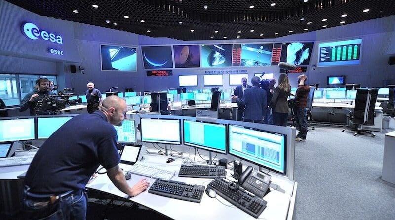 Trung tâm Vận hành Không gian châu Âu (ESOC) đặt tại Darmstadt, gần Frankfurt, Đức. Ảnh: Cơ quan Vũ trụ châu Âu