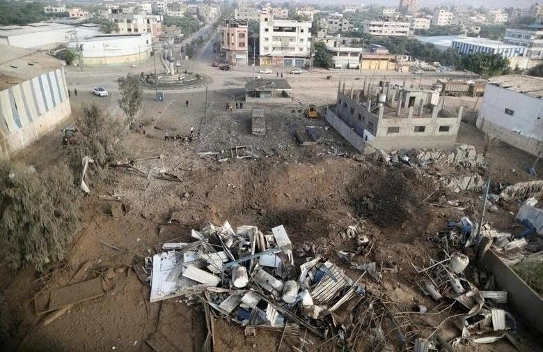 Cảnh hoang tàn ở Gaza giữa xung đột Israel-Hamas (Ảnh: Reuters)