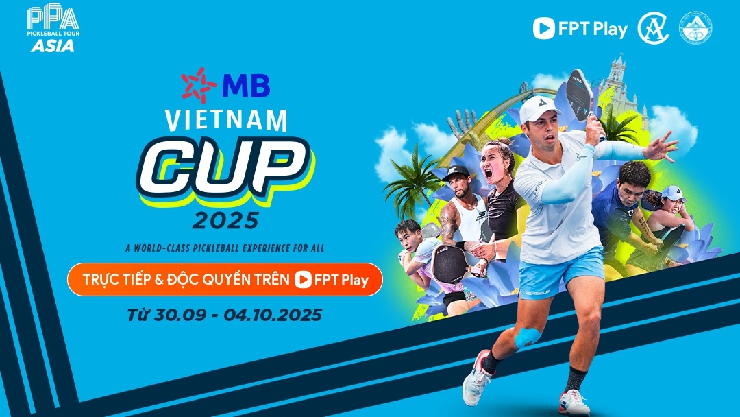 Giải đấu chính thức mang tên PPA Tour Asia - MB Vietnam Cup 2025 với sự đồng hành của Nhà tài trợ Danh xưng Ngân hàng TMCP Quân đội MB.