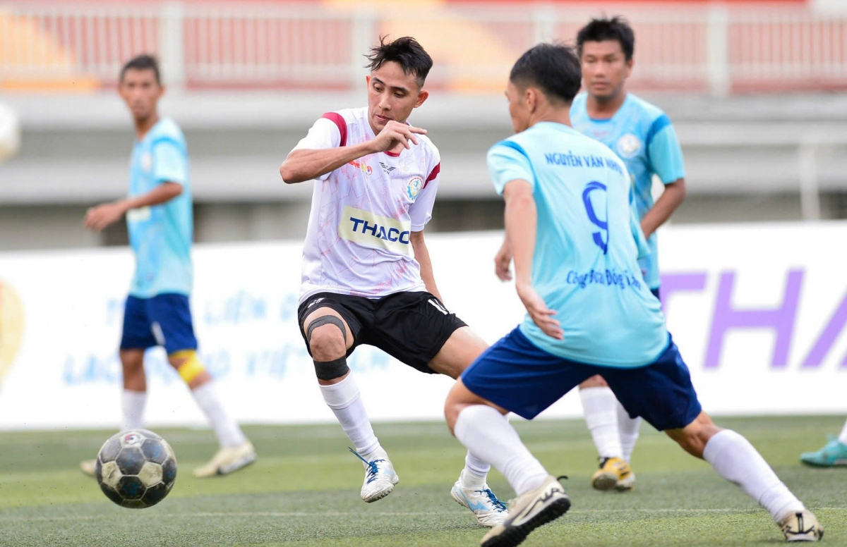 Giải đấu tạo sân chơi thú vị cho công nhân lao động. 