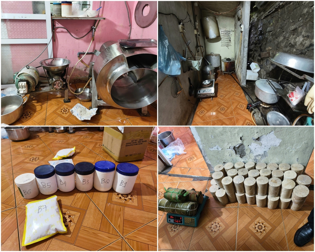 Một số tang vật trong vụ án