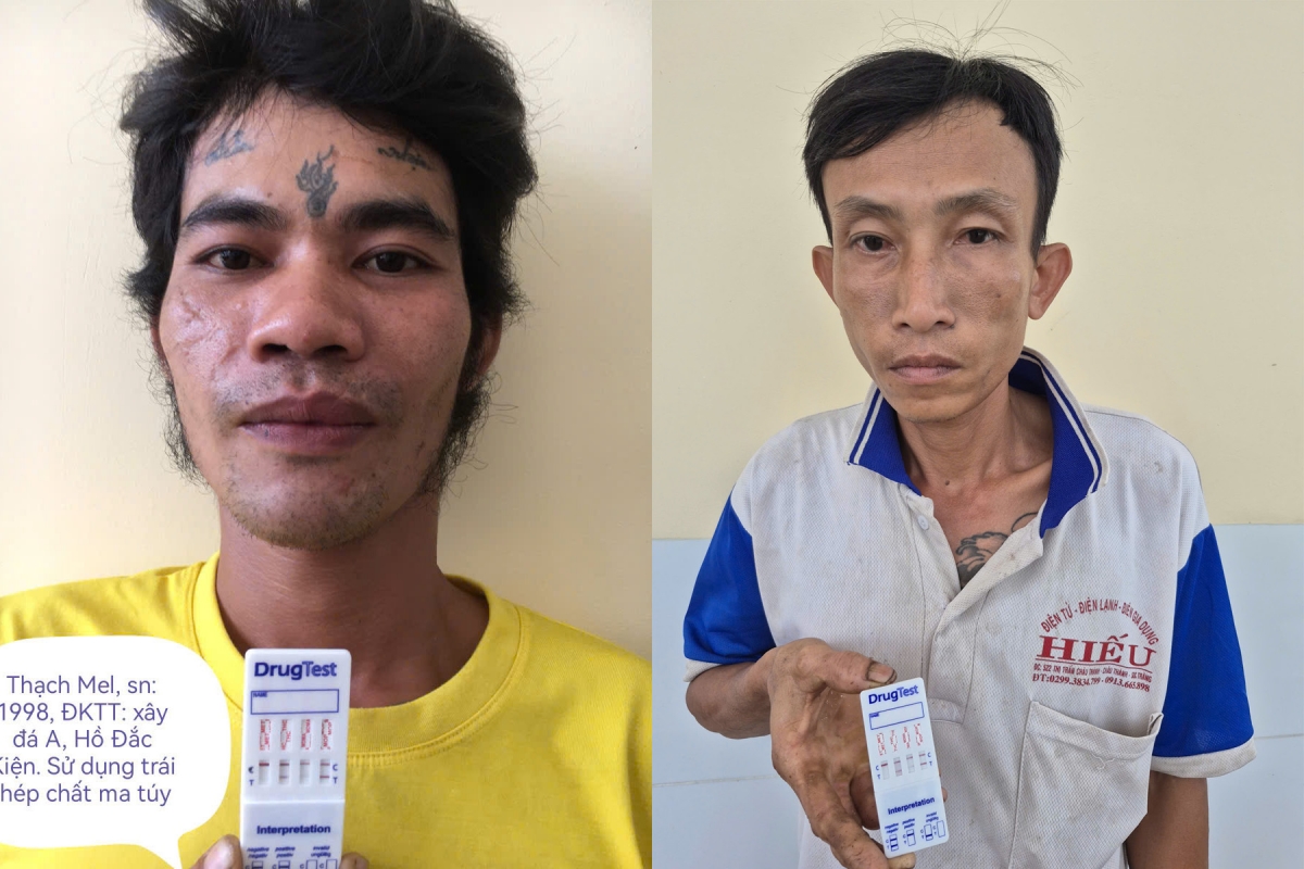 Hai đối tượng Thạch Mel và Hà Chí Long