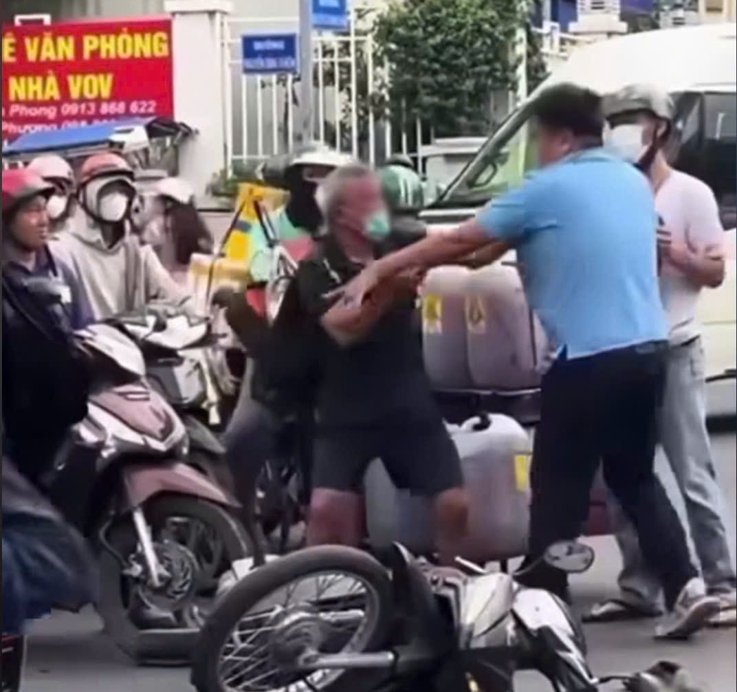 Hiện trường vụ việc. (Ảnh chụp màn hình)