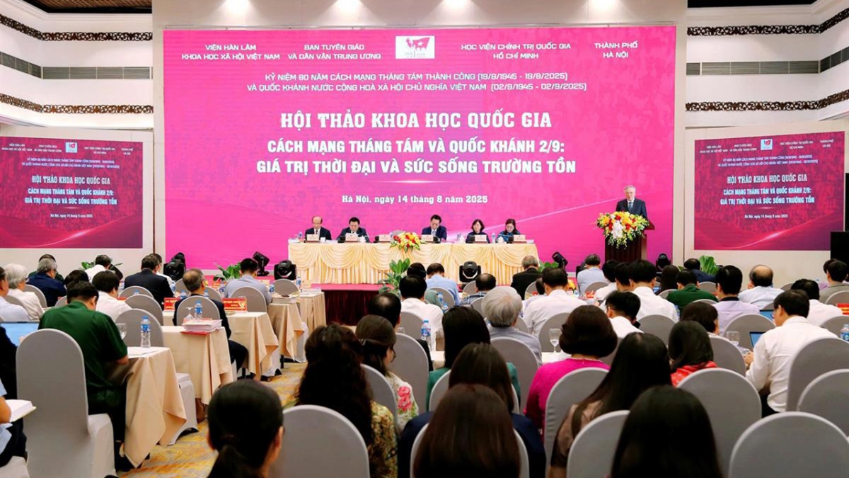 Quang cảnh Hội thảo. Ảnh Học viện Báo chí và Tuyên truyền.