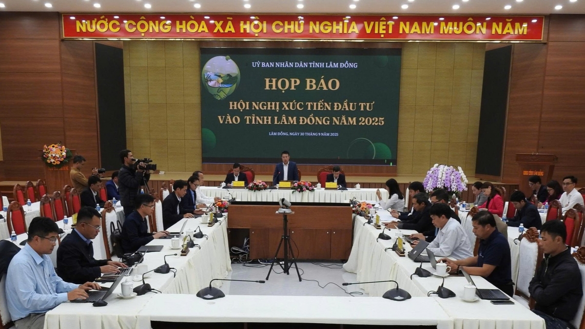 Lâm Đồng tổ chức họp báo thông tin về Hội nghị Xúc tiến đầu tư năm 2025.