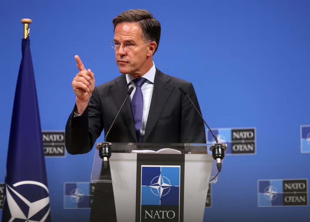 Tổng Thư ký NATO Mark Rutte. Ảnh: EPA