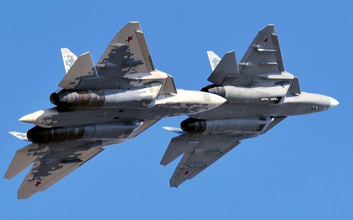 Máy bay tiêm kích Su-57 của Nga. Ảnh: Sputnik.