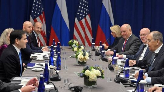 Ngoại trưởng Mỹ Marco Rubio gặp Ngoại trưởng Nga Sergey Lavrov trong khuôn khổ khóa họp lần thứ 80 Đại hội đồng Liên Hợp Quốc New York, Mỹ, ngày 24/9/2025. Ảnh: Reuters