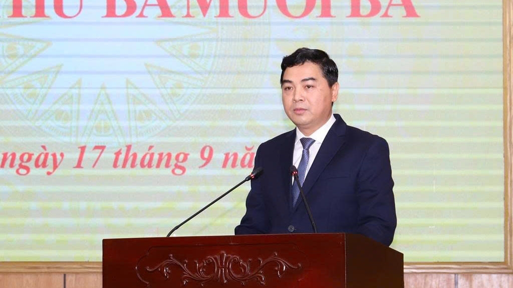 Ông Nguyễn Hoài Anh, Phó Bí thư Tỉnh ủy Thanh Hóa được bầu giữ chức Chủ tịch UBND tỉnh Thanh Hóa