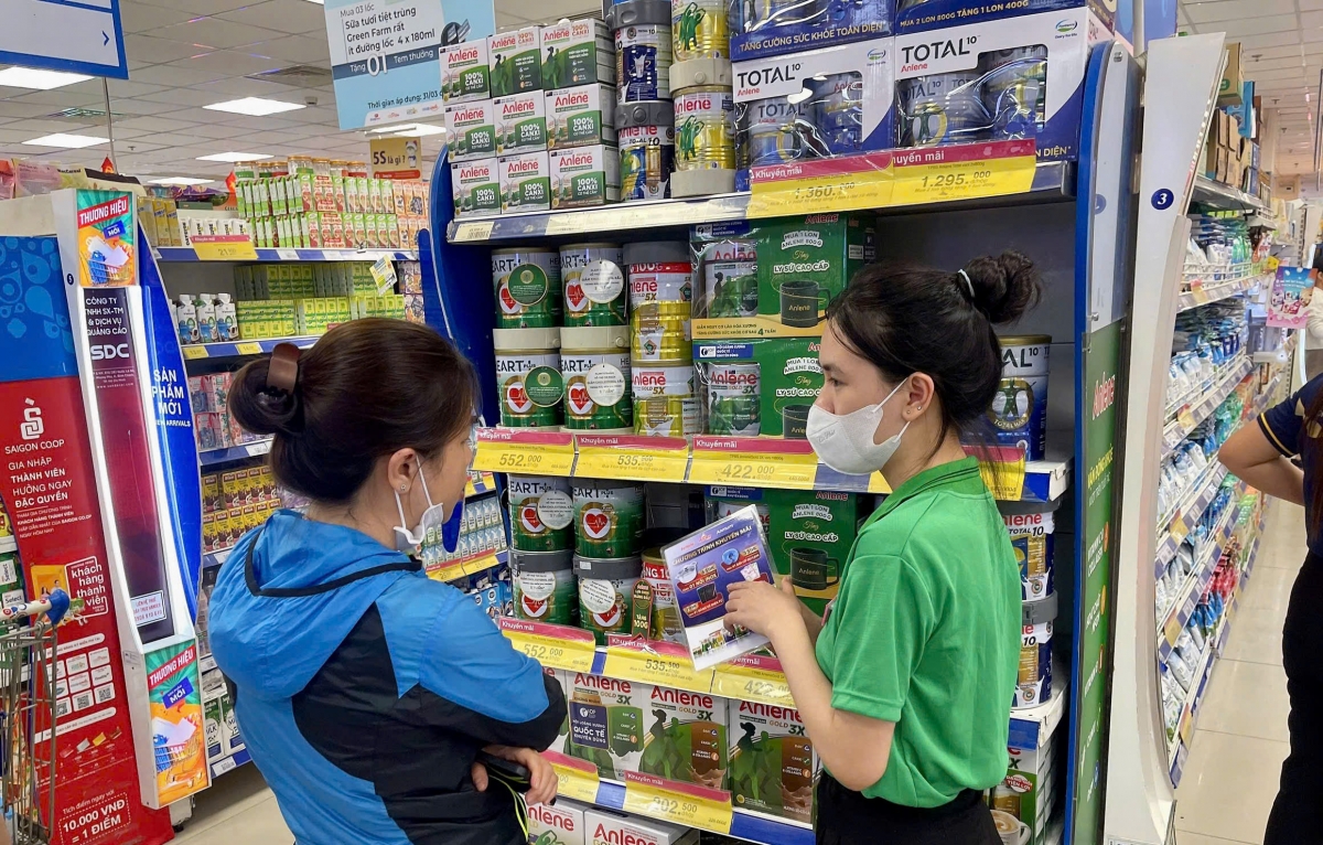 Nhiều ưu đãi độc quyền cho khách hàng khi mua sữa Anlene tại Co.opmart, Co.opXtra