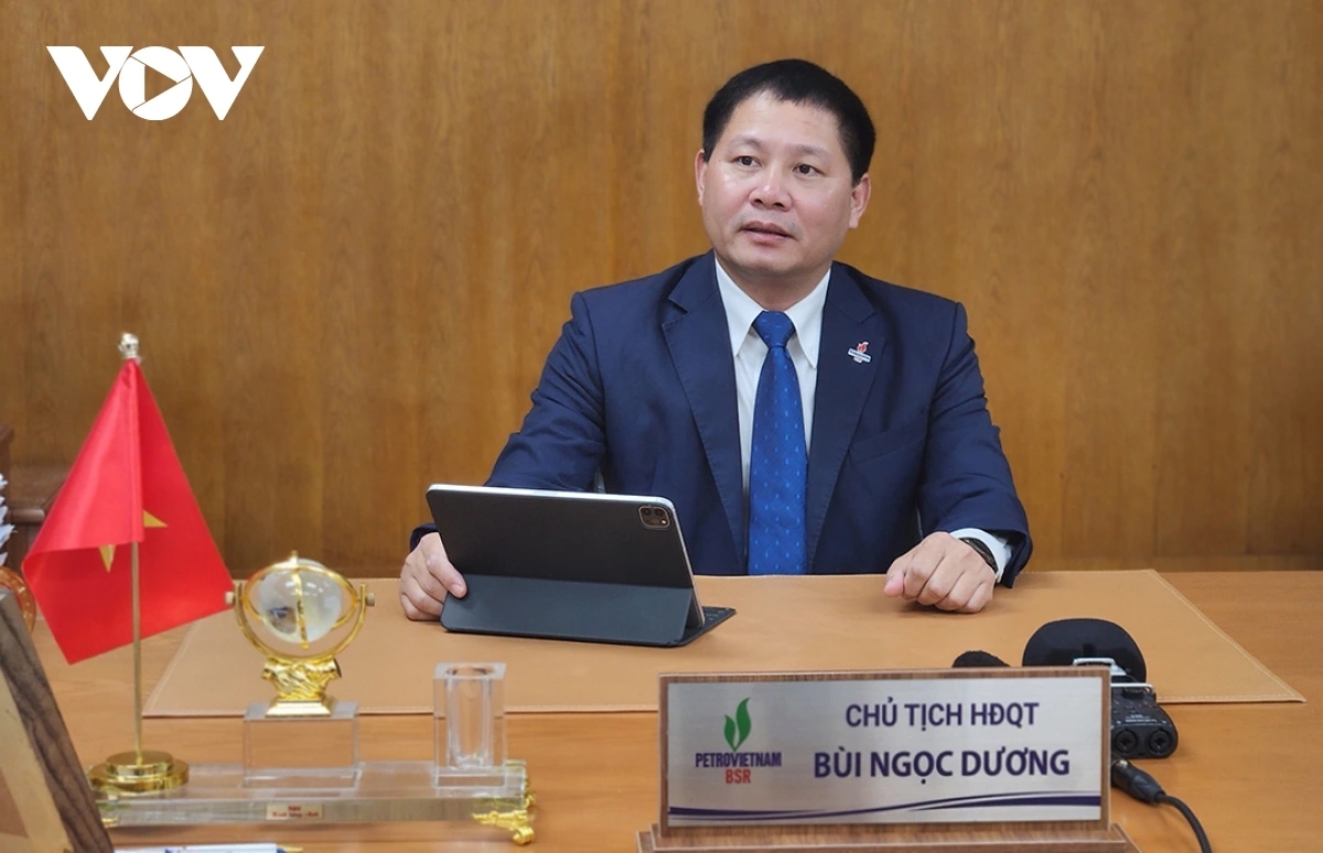 Ông Bùi Ngọc Dương, Chủ tịch HĐQT Công ty Cổ phần Lọc hoá dầu Bình Sơn, tỉnh Quảng Ngãi