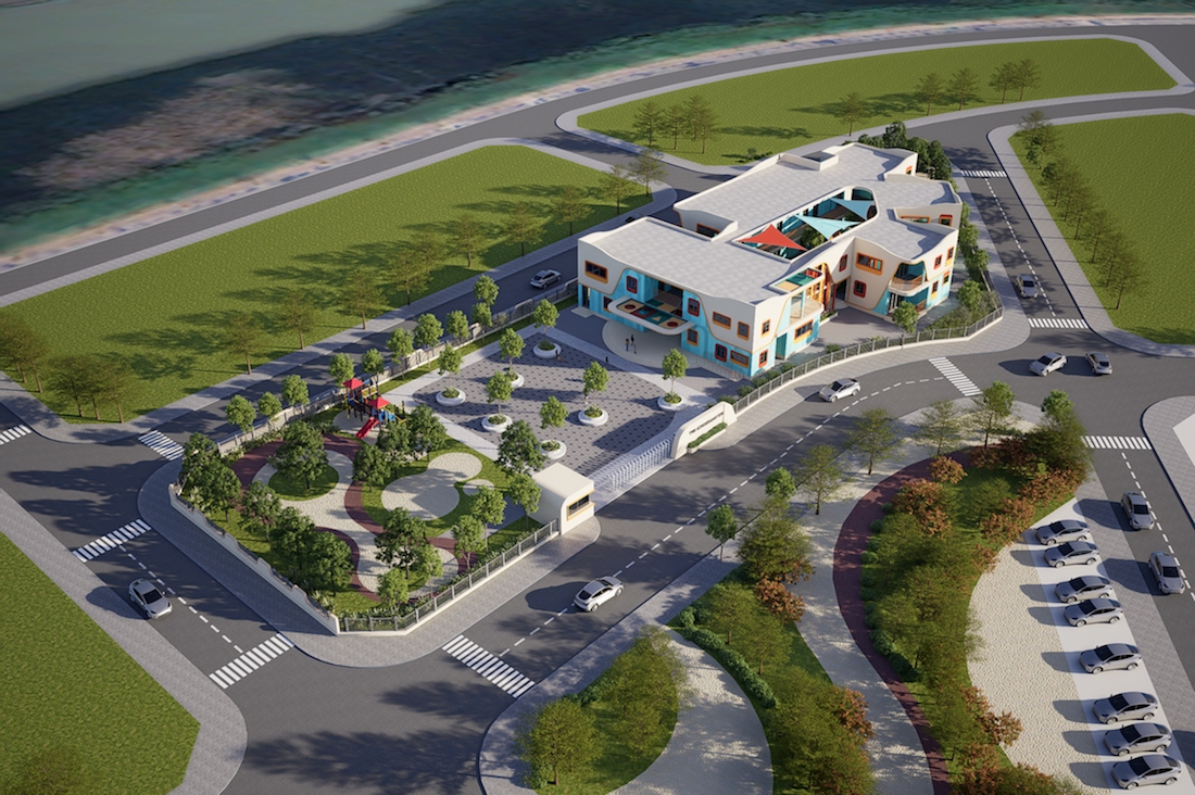 Phối cảnh dự kiến trường mầm non tại ROX Living Aquamarine
