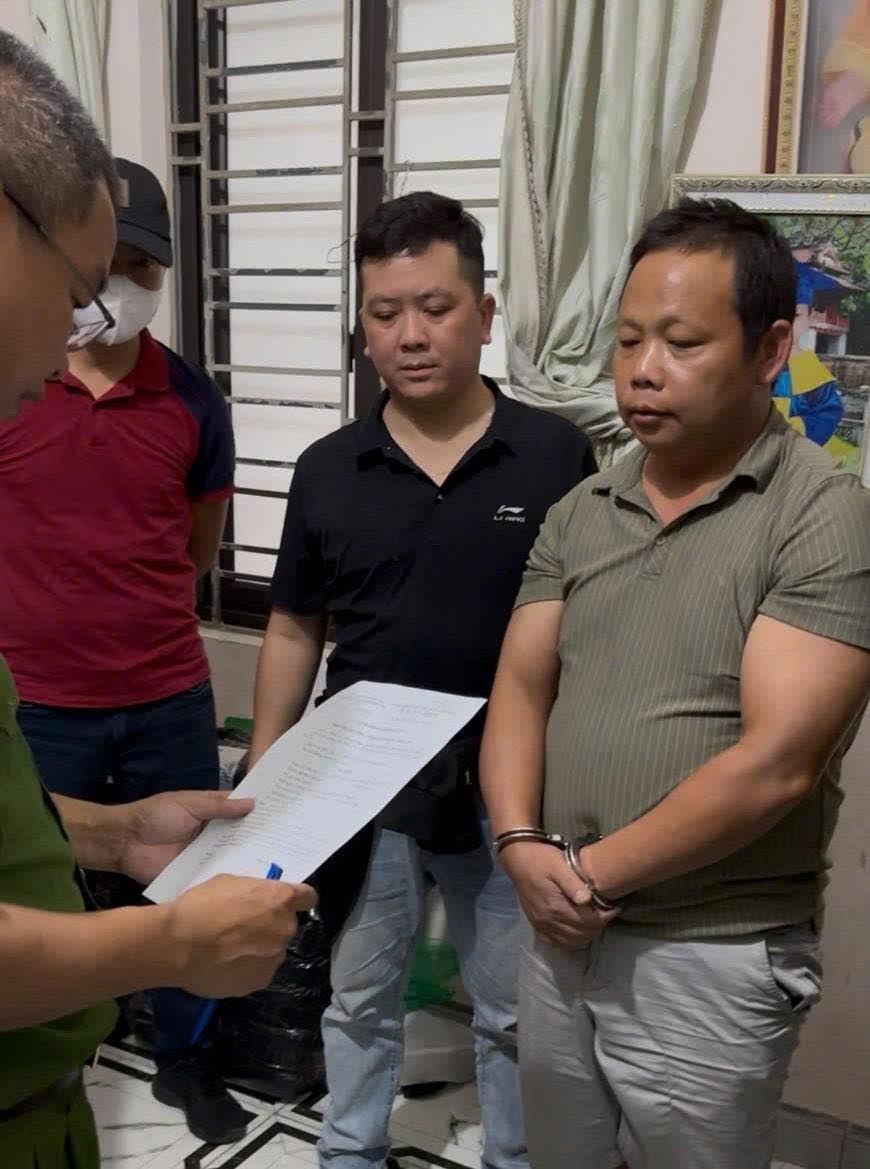 Các đối tượng bị bắt giữ. Ảnh CAPT