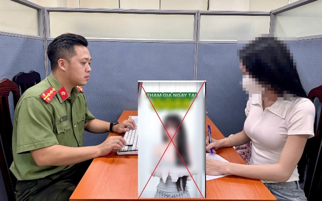 Phòng An ninh mạng và phòng, chống tội phạm sử dụng công nghệ cao Công an Hà Nội xử lý trường hợp quảng cáo đánh bạc